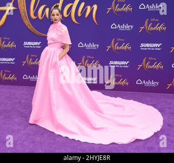 Naomi Scott bei der „Aladdin“-Weltpremiere im El Capitan Theatre am 21. Mai 2019 in Hollywood, CA. Stockfoto