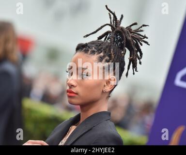 Willow Smith bei der „Aladdin“-Weltpremiere im El Capitan Theatre am 21. Mai 2019 in Hollywood, CA. Stockfoto