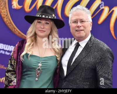 Anna Rose und Alan Menken kommen zur „Aladdin“-Weltpremiere am 21. Mai 2019 im El Capitan Theatre in Hollywood, CA. Stockfoto