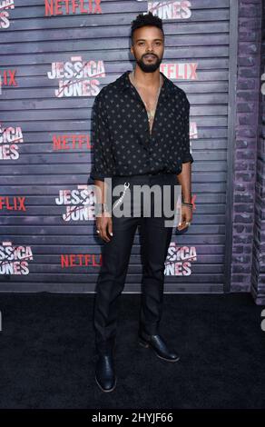 Eka Darville nimmt an der Sondervorstellung „Jessica Jones“ für die Saison 3 von Marvel Teil, die am 28. Mai 2019 in Hollywood im ArcLight Cinemas Hollywood stattfand Stockfoto