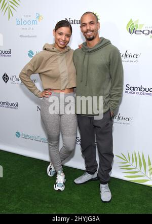 Brytni Sarpy und Bryton James kommen am 01. Juni 2019 zum jährlichen Bloom Summit 2. im Beverly Hilton Hotel in Beverly Hills, CA, an. Stockfoto