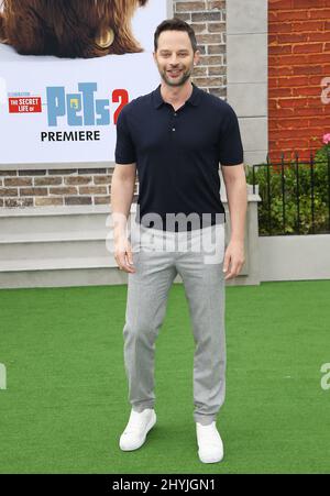 Nick Kroll bei der Premiere von „The Secret Life of Pets 2“ in Los Angeles im Regency Village Theatre Stockfoto