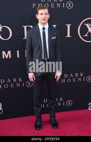 Tye Sheridan bei der Premiere von Dark Phoenix in Los Angeles Stockfoto