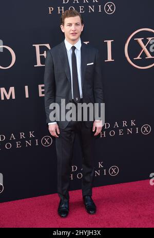 Tye Sheridan bei der Premiere von Dark Phoenix in Los Angeles Stockfoto