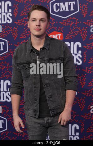 Travis Denning bei den CMT Music Awards 2019, die von Little Big Town veranstaltet werden und am 5. Juni 2019 in der Bridgestone Arena in Nashville, TN, stattfinden. Stockfoto