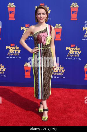Kiernan Shipka bei der Ankunft bei den MTV Movie & TV Awards 2019 bei Barker Hanger am 15. Juni 2019 in Santa Monica Stockfoto