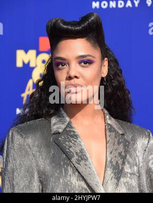 Tessa Thompson bei der MTV Movie & TV Awards 2019 im Barker Hanger am 15. Juni 2019 in Santa Monica Stockfoto