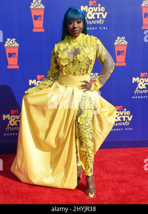 Spice bei der Ankunft bei den MTV Movie & TV Awards 2019 im Barker Hanger am 15. Juni 2019 in Santa Monica Stockfoto