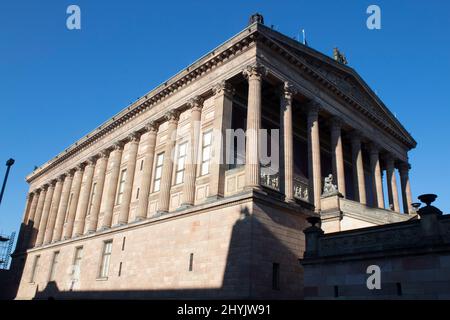 Originalgebäude der Nationalgalerie in Berlin, heute Alte Nationalgalerie Museumsinsel Berlin Deutschland Stockfoto