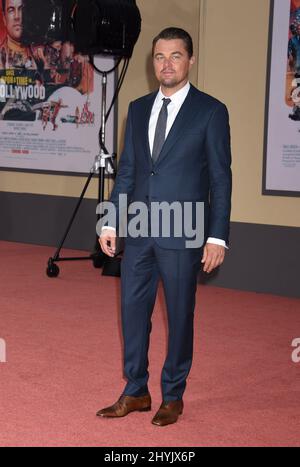 Leonardo DiCaprio bei der „Once Upon A Time in Hollywood“-Premiere in Los Angeles, die am 22. Juli 2019 im TCL Chinese Theatre in Hollywood, USA, stattfand. Stockfoto