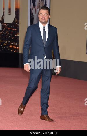 Leonardo DiCaprio bei der „Once Upon A Time in Hollywood“-Premiere in Los Angeles, die am 22. Juli 2019 im TCL Chinese Theatre in Hollywood, USA, stattfand. Stockfoto