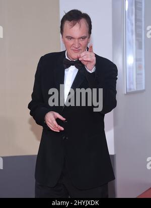 Quentin Tarantino bei der Premiere von „Once Upon A Time in Hollywood“ in Los Angeles, die am 22. Juli 2019 im TCL Chinese Theatre in Hollywood, CA, stattfand. Stockfoto