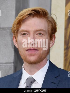 Domhnall Gleeson bei der Weltpremiere „The Kitchen“ im TCL Chinese Theatre am 5. August 2019 in Hollywood, Los Angeles. Stockfoto