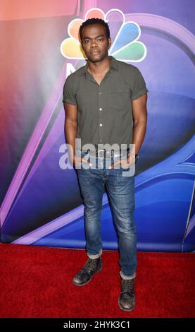 William Jackson Harper nahm an der NBC TCA Press Tour 2019 im Beverly Hilton Hotel Teil Stockfoto