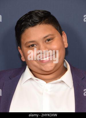 Luke Islam auf dem roten Teppich bei der „America's Got Talent“-Fotozelle der Saison 14 im Dolby Theater Stockfoto