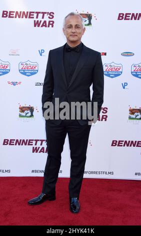 Ali Afshar bei der Premiere von „Bennett's war“ im Steven J. Ross Theater in den Warner Bros. Studios Stockfoto