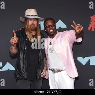 Billy Ray Cyrus und ASAP Ferg bei den MTV Video Music Awards 2019, die am 26. August 2019 im Prudential Center in Newark, NJ, verliehen wurden Stockfoto