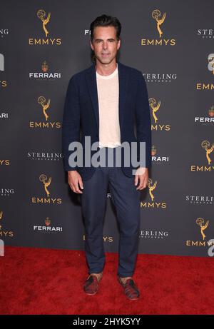 Jason Thompson, der am 28. August 2019 in North Hollywood, USA, zum Empfang der Daytime Programming Peer Group an der Television Academy eintraf. Stockfoto