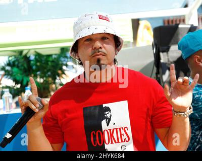 Baby Bash tritt bei Influence am POOL im LINQ Hotel + Experience in Las Vegas, Nevada, auf Stockfoto