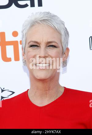 Jamie Lee Curtis bei der Premiere von „Knives Out“ während des Toronto International Film Festival 2019 Stockfoto