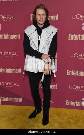 Logan Shroyer bei der Ankunft zur Entertainment Weekly Pre-Emmy Party im Sunset Tower Hotel am 20. September 2019 in West Hollywood, CA. Stockfoto