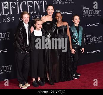 Bei der Weltpremiere von 'Maleficent: Mistress of Evil', die am 30. September 2019 im El Capitan Theatre in Hollywood, CA, stattfand. Stockfoto