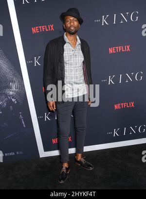 Leon Robinson bei der Premiere von „The King“ in New York am 1. Oktober 2019 im SVA Theater in New York City. Stockfoto