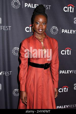 Danai Gurira nimmt am 5. Oktober 2019 am PaleyFest NY: The Walking Dead im Paley Center for Media in New York City Teil. Stockfoto