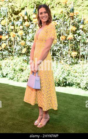 Mandy Moore kommt am 05. Oktober 2019 im Pacific Palisades zum Veuve Clicquot Polo Classic 2019 im will Rogers State Park. Stockfoto