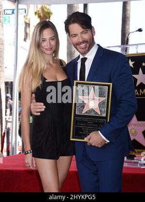 Harry Connick Jr. wird von Georgia Connick bei seiner Hollywood Walk of Fame-Starzeremonie am 24. Oktober 2019 in Hollywood, CA, begleitet. Stockfoto