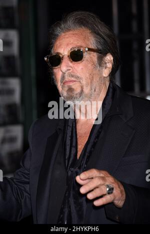 Al Pacino bei der Premiere von Netflix's der Ire, in Los Angeles, Kalifornien Stockfoto