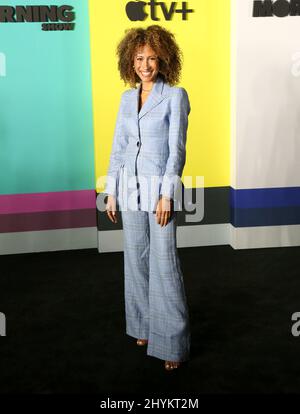 Elaine Welteroth nimmt an Apples 'The Morning Show' Global Premiere Event im Lincoln Center in der David Geffen Hall Teil Stockfoto