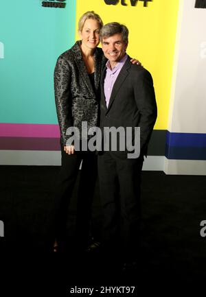 Ali Wentworth & George Stephanopoulos bei Apples „The Morning Show“ Global Premiere Event im Lincoln Center €“ David Geffen Hall am 28. Oktober 2019 in New York City, NY Stockfoto