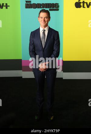 Billy Crudup bei Apples „The Morning Show“ Global Premiere Event im Lincoln Center €“ David Geffen Hall am 28. Oktober 2019 in New York City, NY Stockfoto