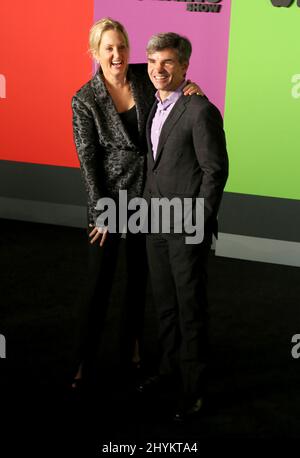 Ali Wentworth und George Stephanopoulos nehmen an Apples Global Premiere Event „The Morning Show“ im Lincoln Center in der David Geffen Hall Teil Stockfoto