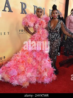 USA. Cynthia Erivo , Janelle Monae und Leslie Odom Jr. in einer Szene ...