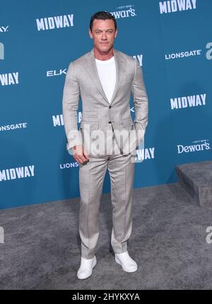 Luke Evans bei der Weltpremiere von Midway Stockfoto