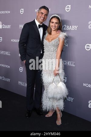 Cash Warren und Jessica Alba bei der von Paul Mitchell präsentierten Gala 2019 Baby2Baby, die am 9. November 2019 um 3Labs Uhr in Culver City, CA, stattfand. Stockfoto