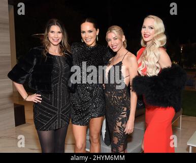 Maya Vander, Davina Potratz, Heather Young und Christine Quinn beim von Chrishell Hartley moderierten Benefit-Auftritt nach oben am 21. November 2019 in Studio City, Stockfoto