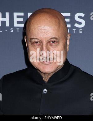 Anupam Kher nimmt an der jährlichen CNN Heroes: An All-Star Tribute 13. Teil, die am 8. Dezember 2019 im Museum of Natural History in New York stattfand. Stockfoto