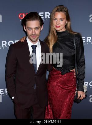 Tom Payne und Jennifer Akerman nahmen an der jährlichen CNN Heroes: An All-Star Tribute 13. Teil, die am 8. Dezember 2019 im Museum of Natural History in New York stattfand. Stockfoto