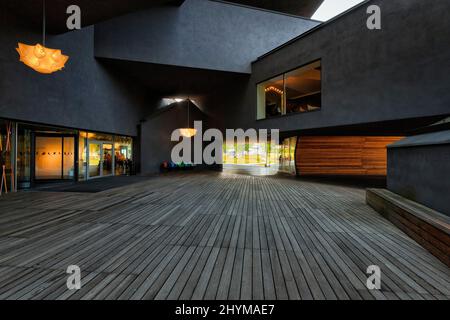 Vitra Haus, VitraHaus, Eingangsbereich, Architekten Herzog & de Meuron, Vitra Campus, Vitra Design Museum, weil am Rhein, Baden-Württemberg Stockfoto