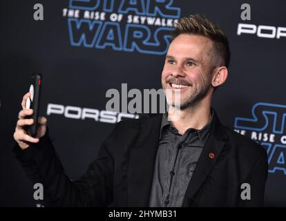 Dominic Monaghan nahm an der Weltpremiere von Star Wars: The Rise of Skywalker in Los Angeles Teil Stockfoto