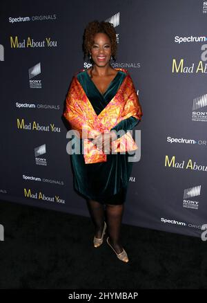 Kecia Lewis nimmt an der „Mad About You“ Red Carpet Veranstaltung Teil, die am 16. Dezember 2019 im Rainbow Room in New York City stattfand Stockfoto