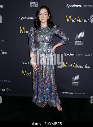 Abby Quinn nimmt an der „Mad About You“ Red Carpet Veranstaltung Teil, die am 16. Dezember 2019 im Rainbow Room in New York City stattfand Stockfoto