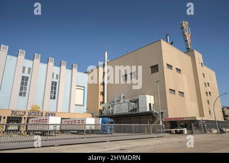 Philip Morris, Neuköllnische Allee, Neukölln, Berlin, Deutschland Stockfoto