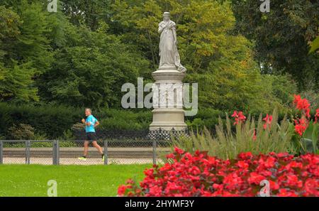 Denkmal Königin Luise von Preußen, Luiseninsel, großer Tiergarten, Tiergarten, Mitte, Berlin, Deutschland Stockfoto