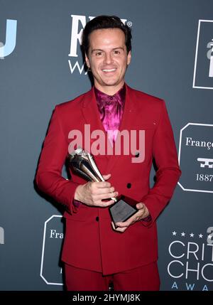 Andrew Scott bei den Annual Critics' Choice Awards 25., die am 12. Januar 2020 in Santa Monica, CA, bei Barker Hanger verliehen wurden. Stockfoto