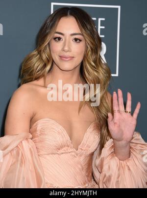 Chloe Bennett bei den Annual Critics' Choice Awards 25., die am 12. Januar 2020 in Santa Monica, CA, bei Barker Hanger verliehen wurden. Stockfoto