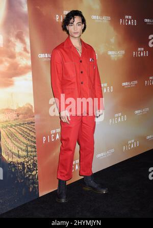 Evan Evagora bei CBS All Access' 'Star Trek: Picard' Los Angeles Premiere im ArcLight Cinemas Cinerama Dome am 13. Januar 2020 in Hollywood, CA. Stockfoto